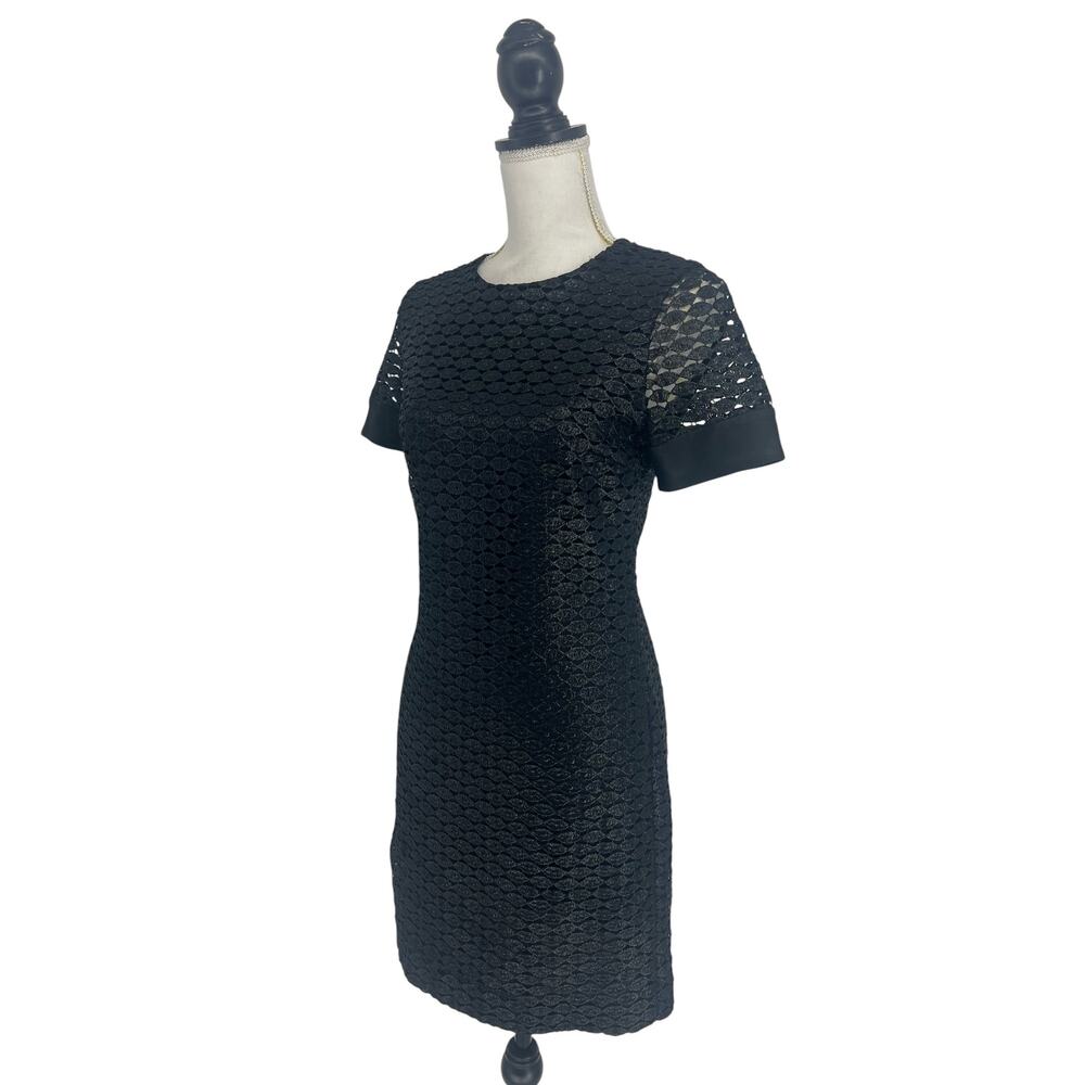 Diane von Furstenberg Cindy Lace Sleeve Textured Mini Dress 4 - Picture 8 of 16